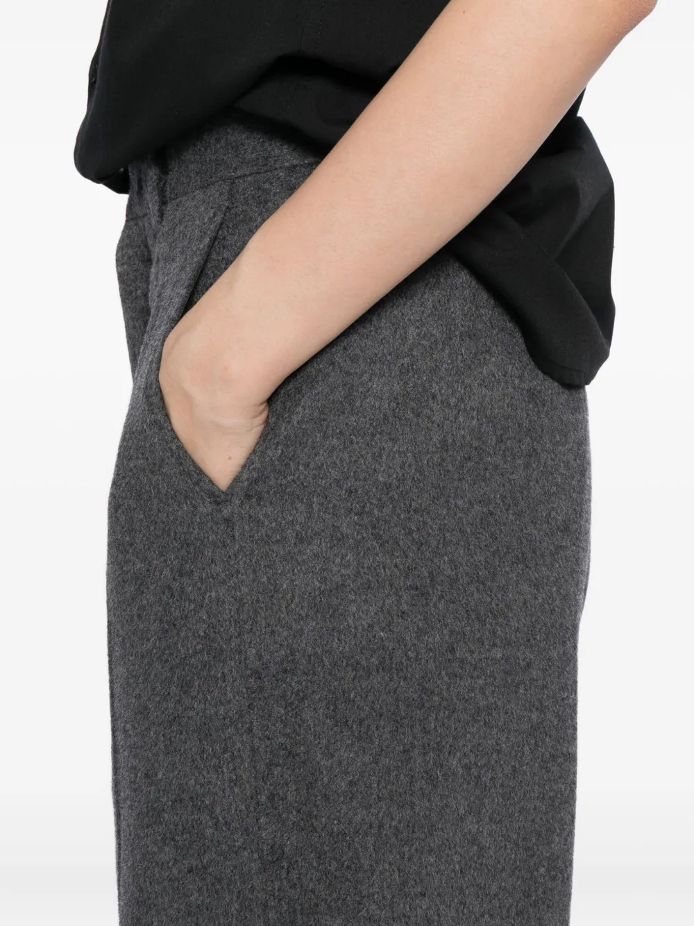 JNBY Broek met wijde pijpen Grijs