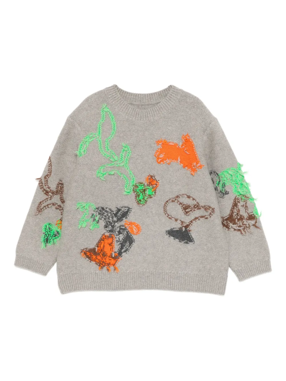 jnby by JNBY suéter con bordado gráfico | gris | Image 1