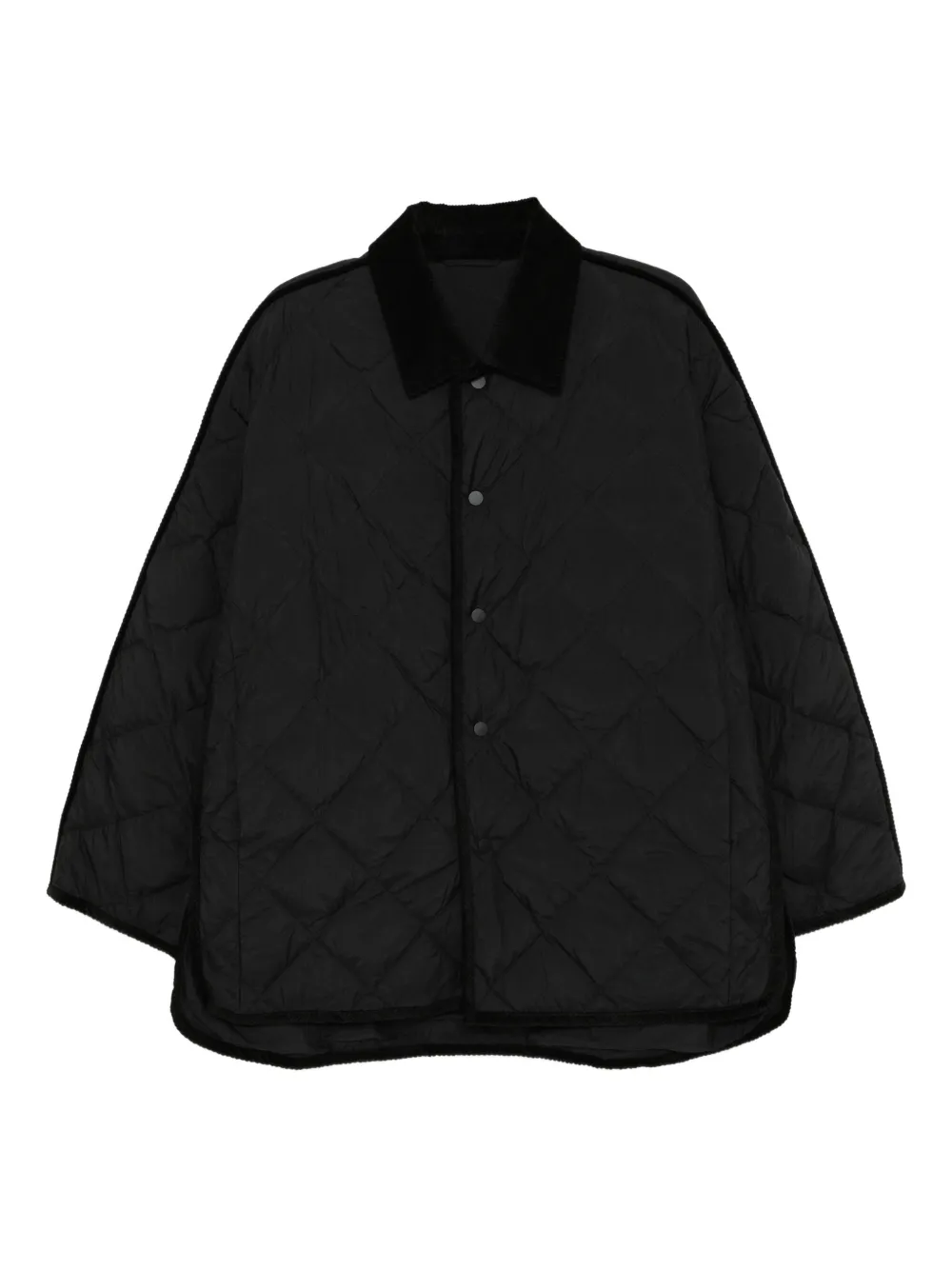 CROQUIS chamarra capitonada con cuello | negro | Image 1
