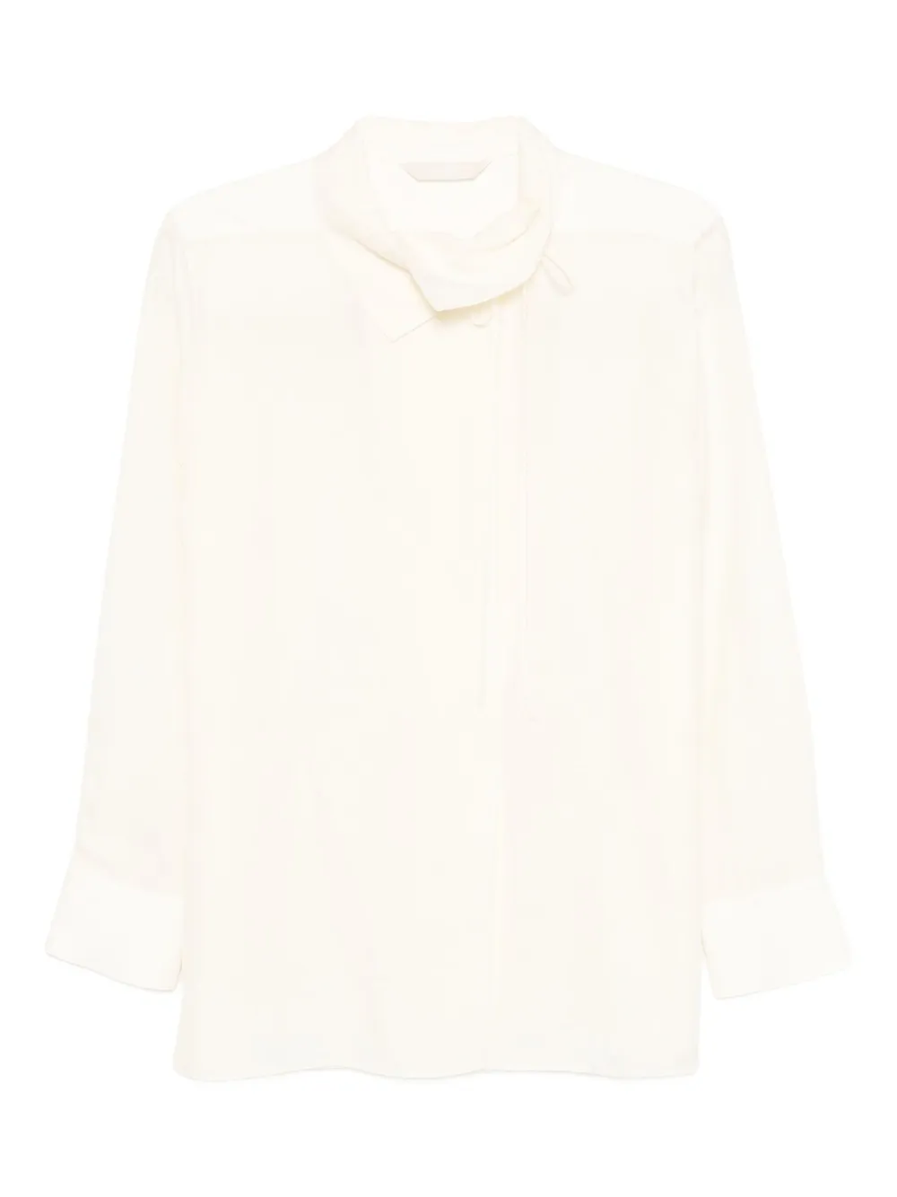 LESS Blusa in seta - Bianco