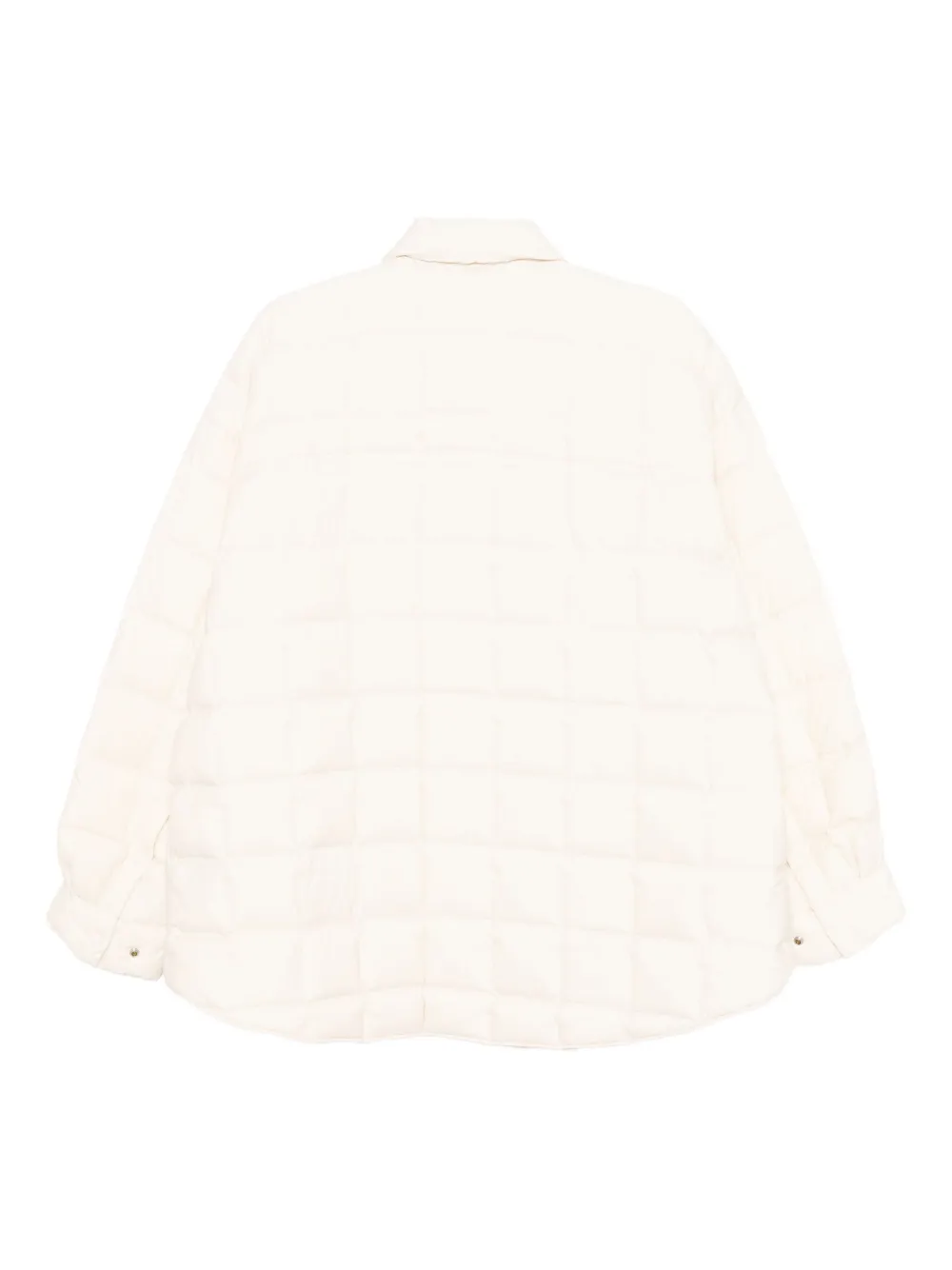 Jnby Collared Padded Coat In White