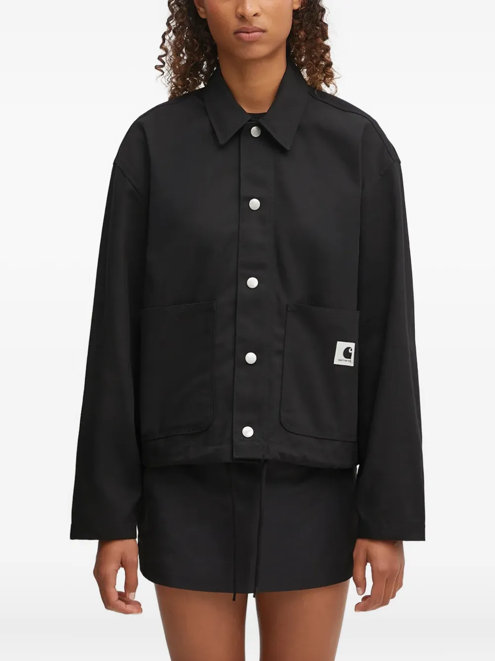 Carhartt WIP chaqueta con botones | negro | Image 1