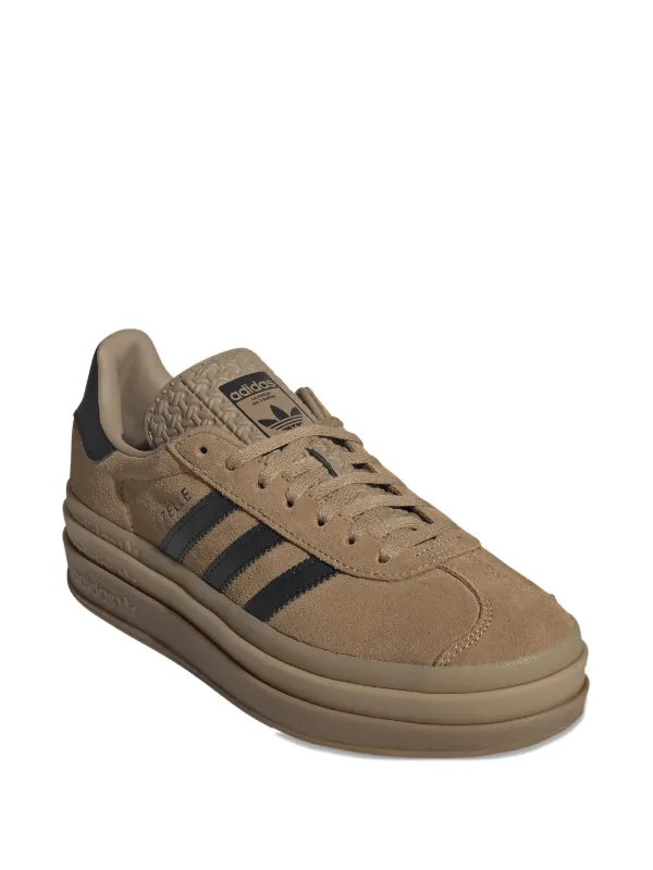 Adidas Gazelle Bold Platform Sneakers | Brown | FARFETCH GE