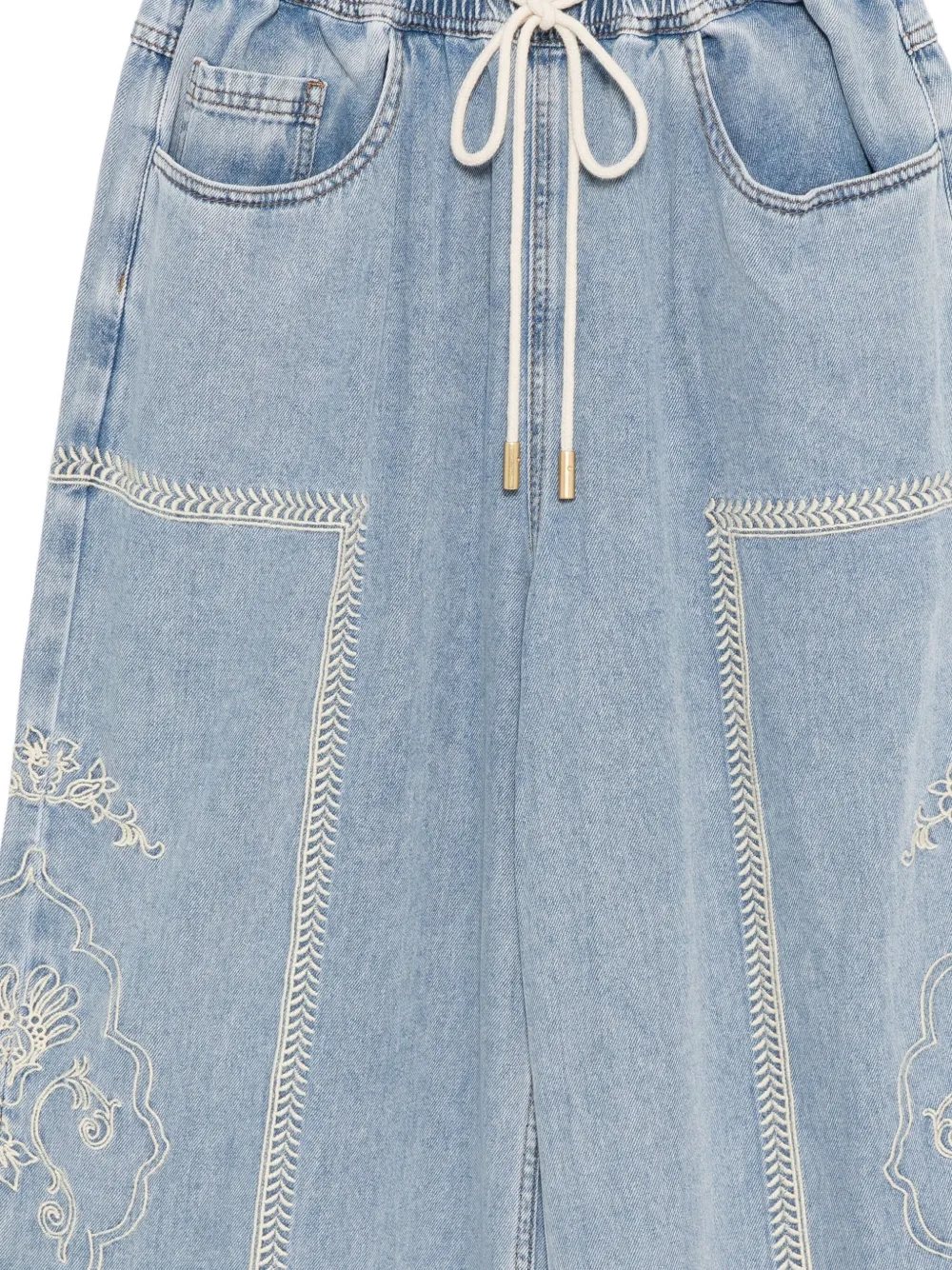 Aje Lotus jeans Blauw