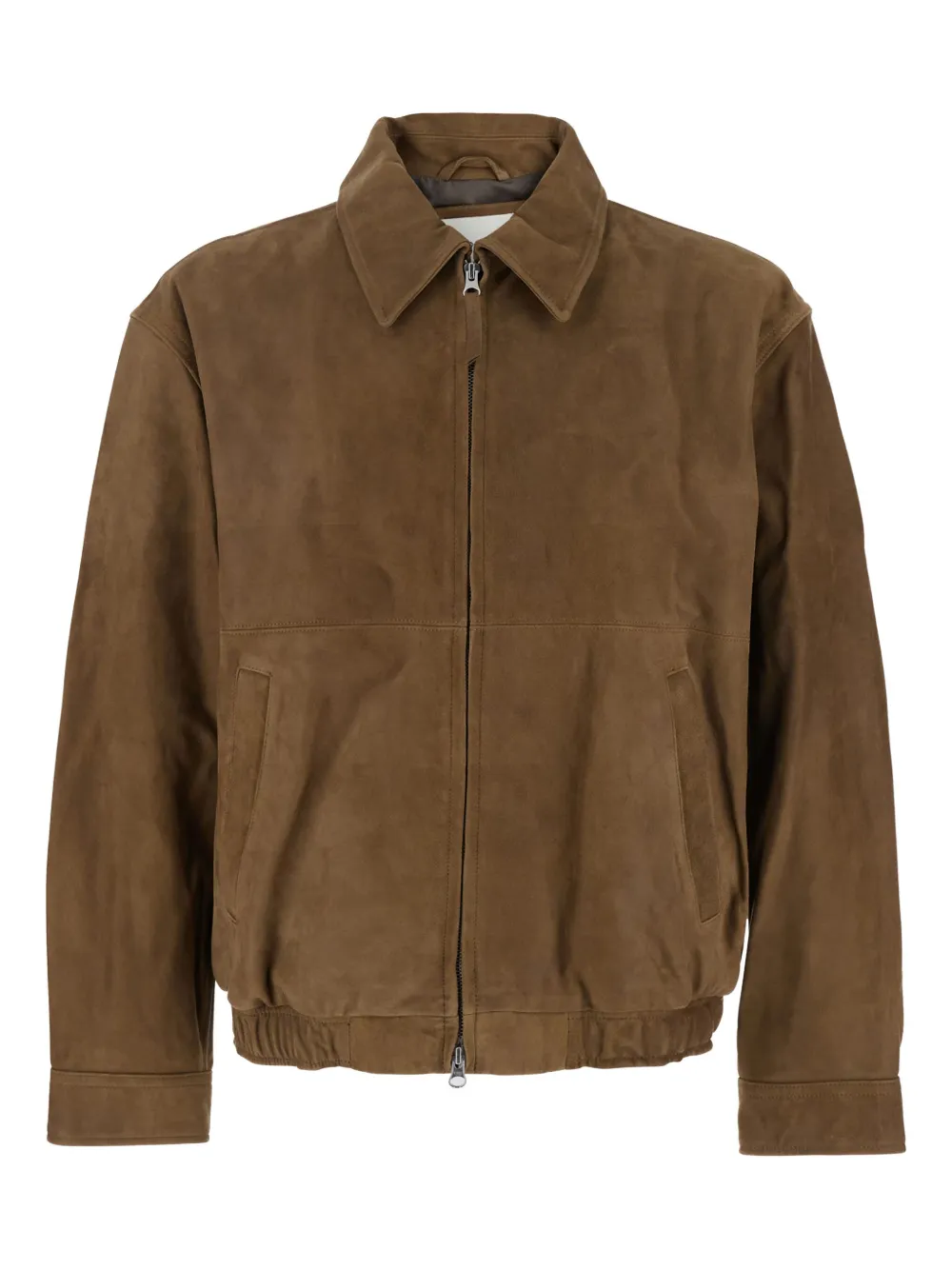 Dunst Unisex Suede Drizzler Jacket In Brown