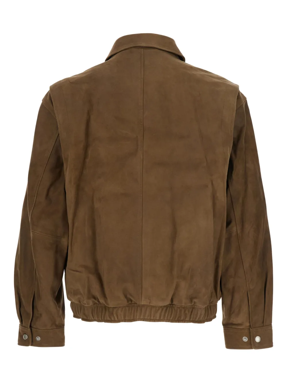 Dunst Unisex Suede Drizzler Jacket In Brown