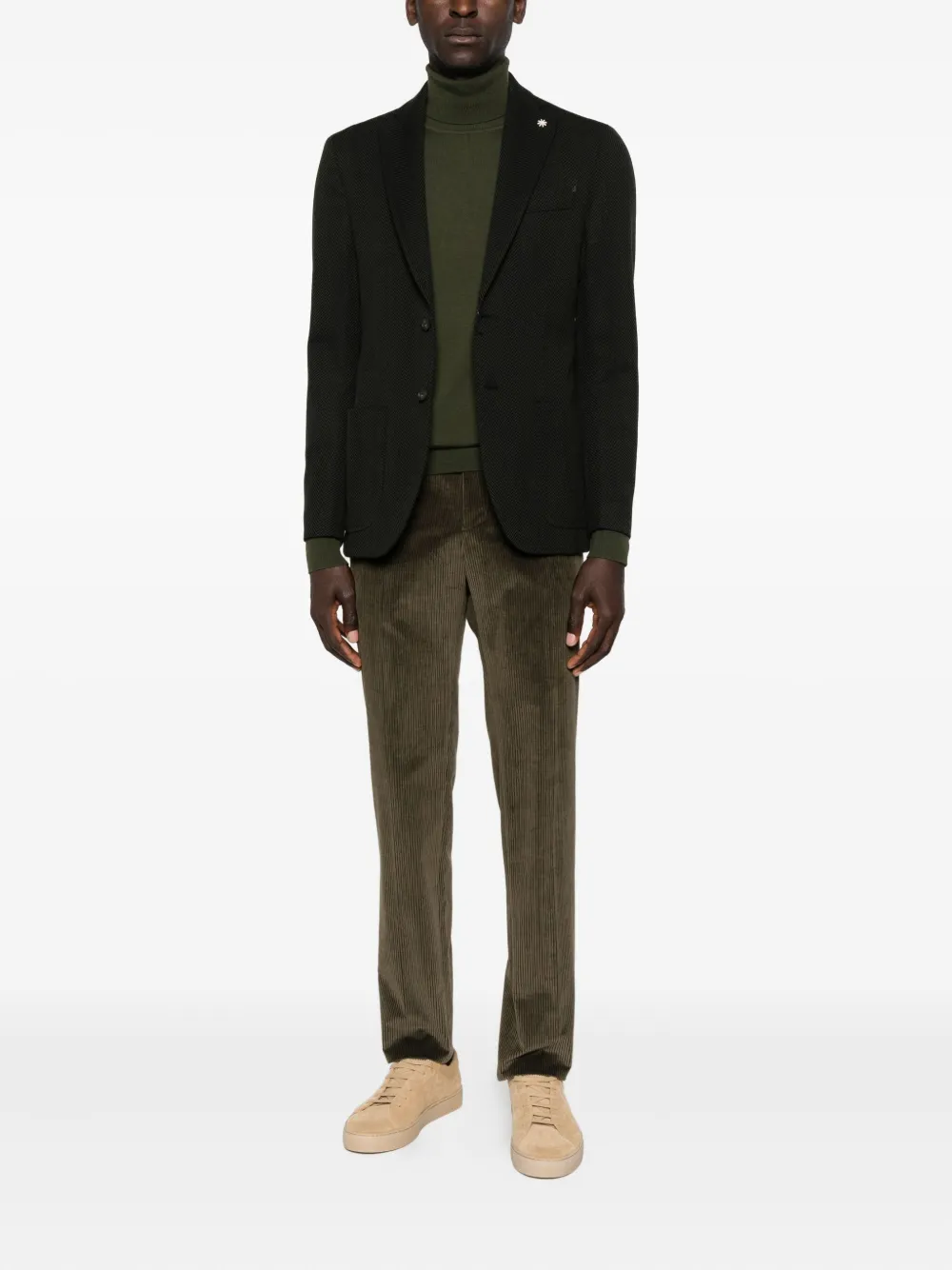 PT Torino corduroy pants - Groen