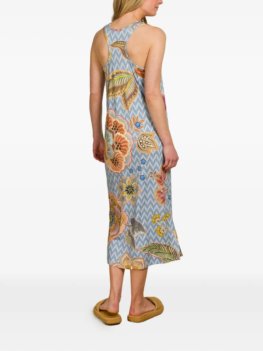 Hakuna Damra Floral Zigzag Nightdress