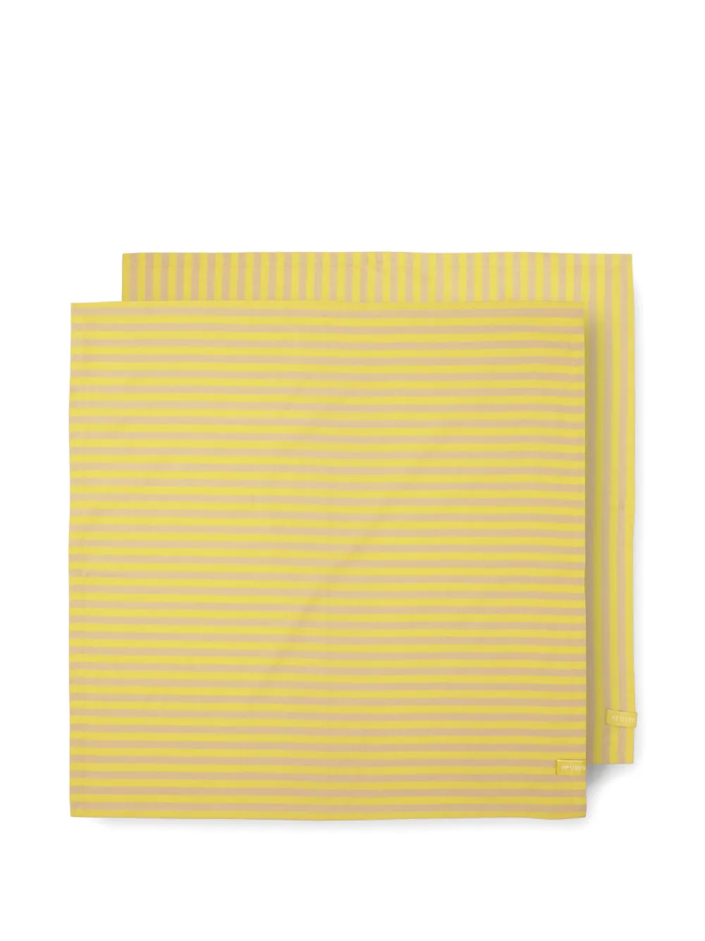 PIP STUDIO striped napkins (set of four) - Giallo