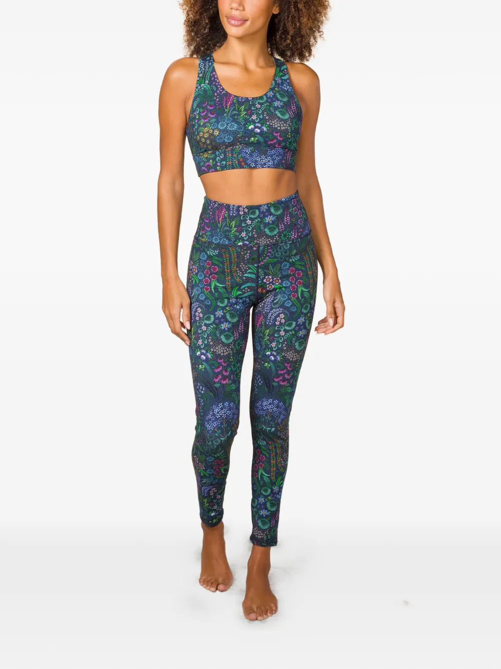  Pip Studio Floral-print Leggings - Blue 
