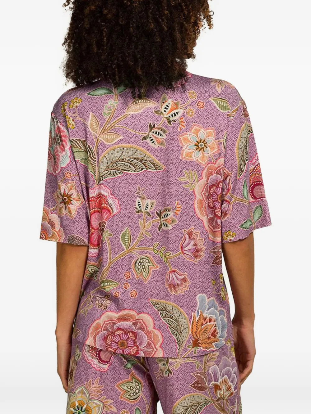  Pip Studio Flora Button-down Shirts - Purple 
