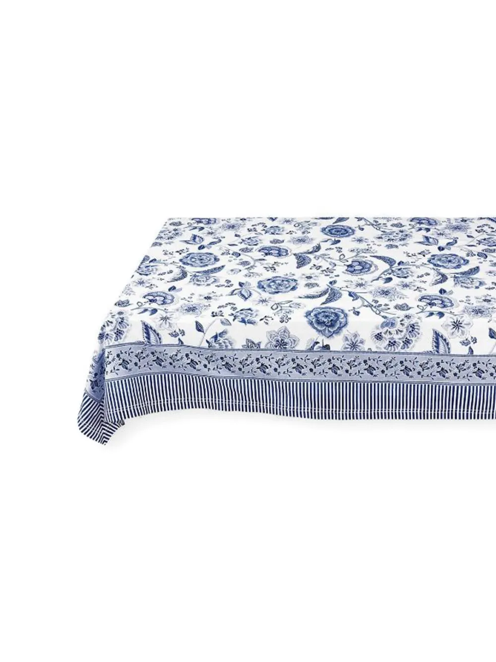  Pip Studio Royal Floral-print Striped Table Cloth - White 
