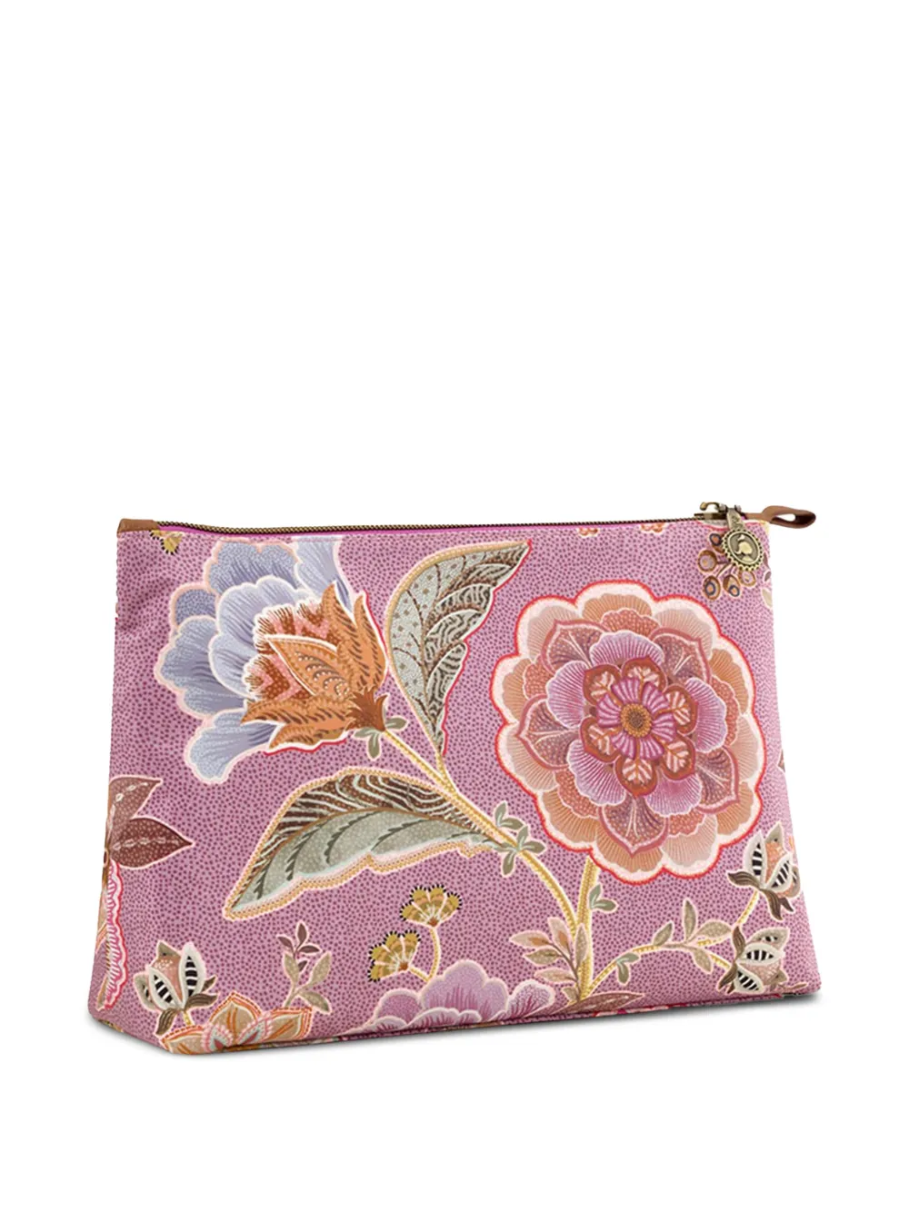  Pip Studio Floral Zip Make Up Bag - Pink 