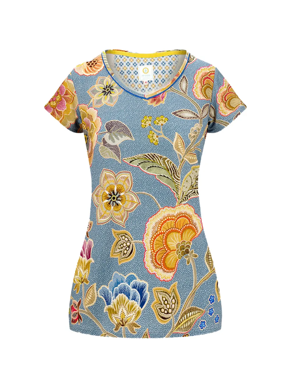 PIP STUDIO T-shirt Matata con scollo a V - Blu