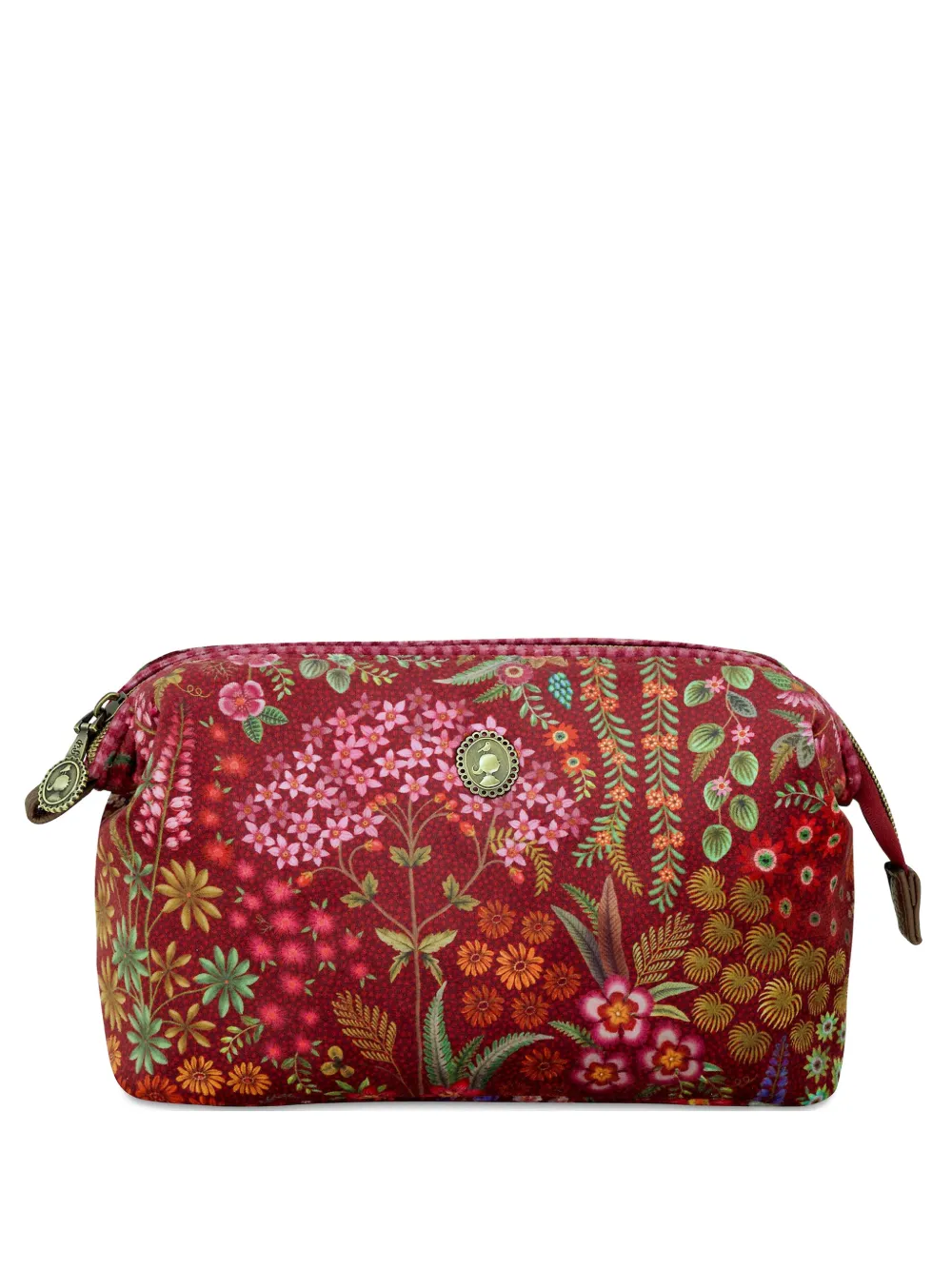 PIP STUDIO Caryn floral make up bag - Rosso