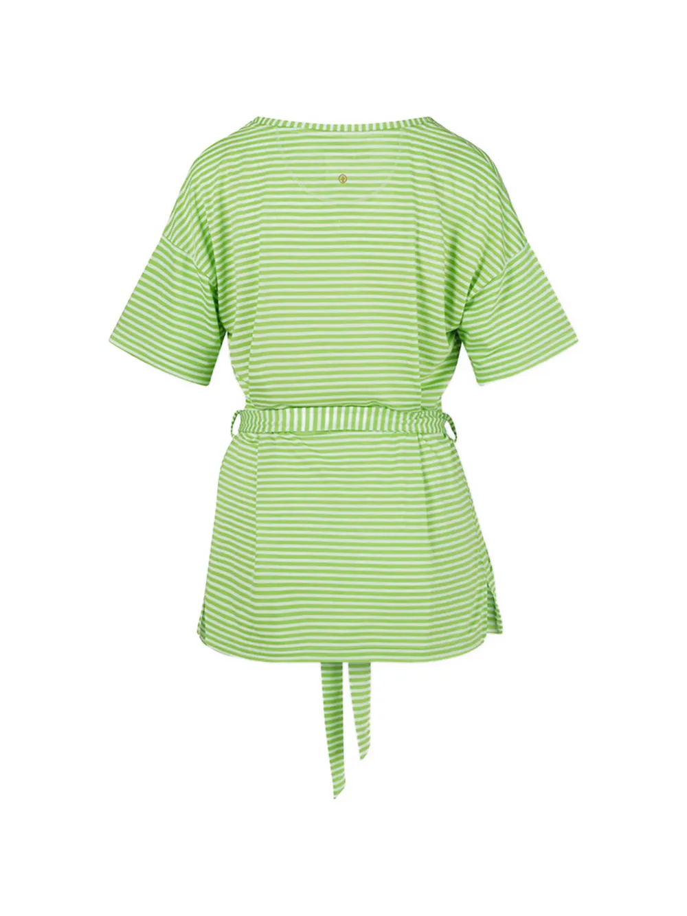  Pip Studio Striped Tie-waist T-shirt - Green 