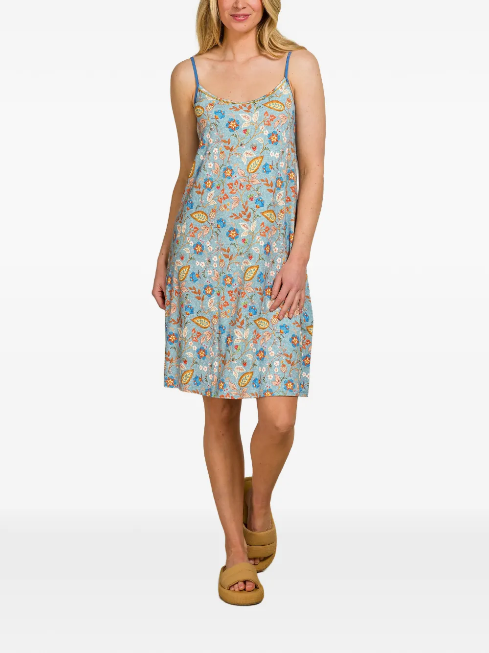  Pip Studio Floral-print Nightdress - Blue 
