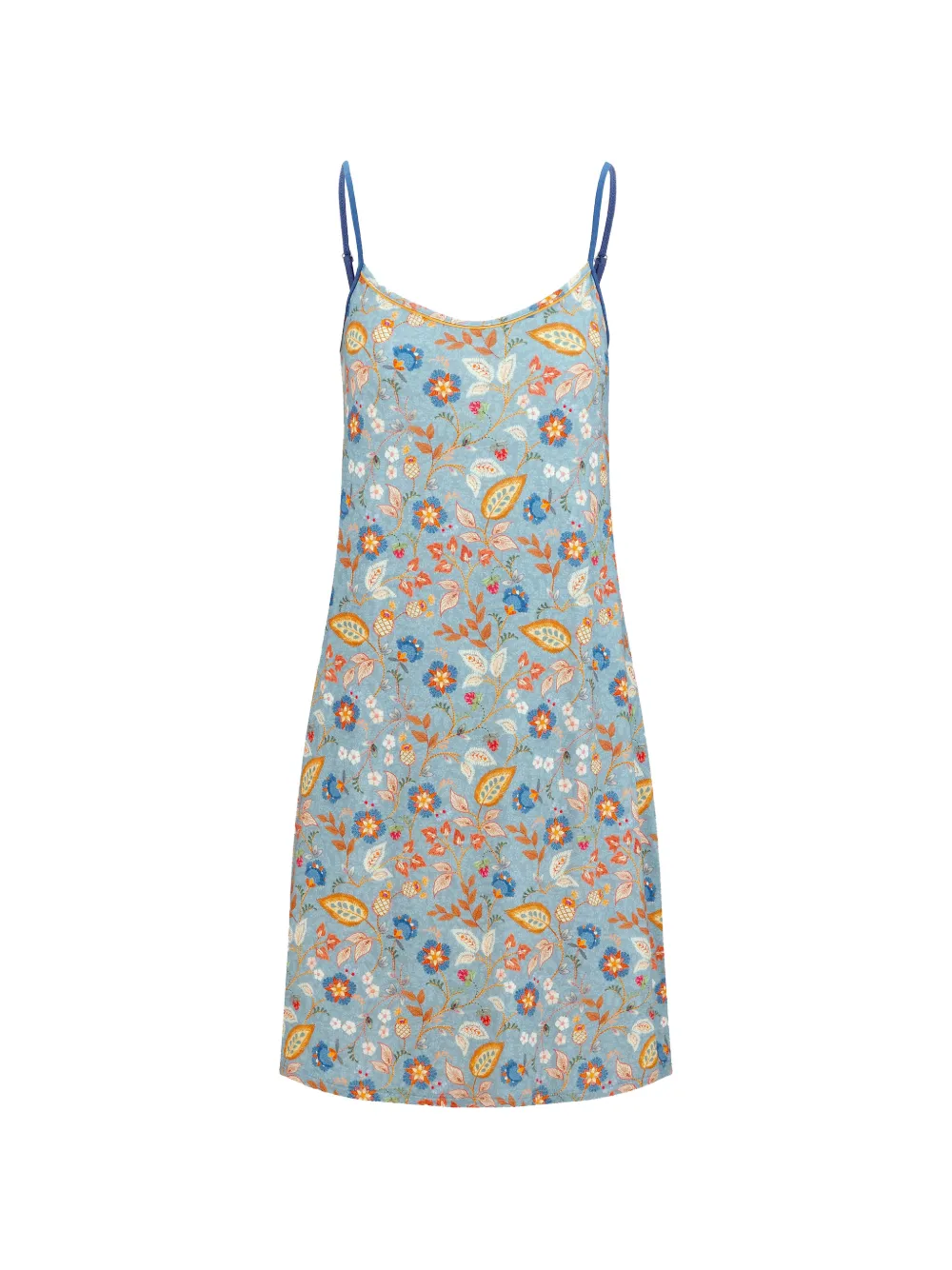 PIP STUDIO floral-print nightdress - Blau