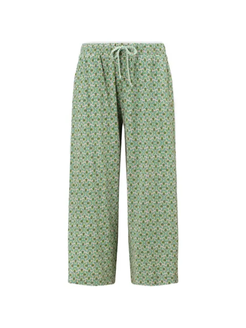 PIP STUDIO 플로럴 드로스트링 점프수트