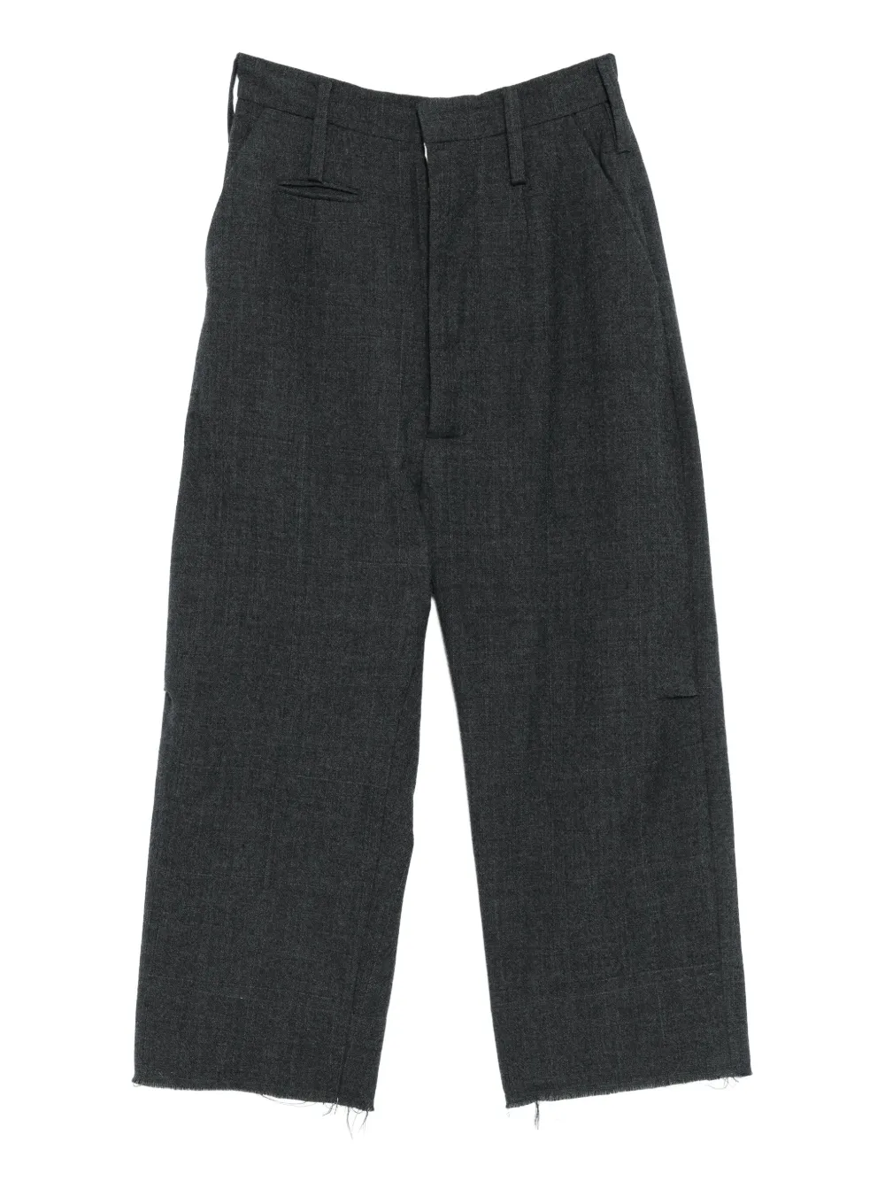 CHIAHUNG SU wool tapered trousers | Grey | Image 1