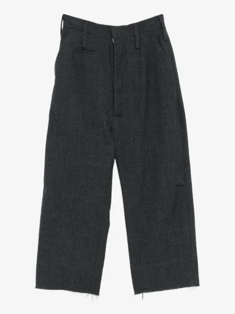 CHIAHUNG SU wool tapered trousers