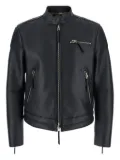 TOM FORD zipped leather jacket - Black