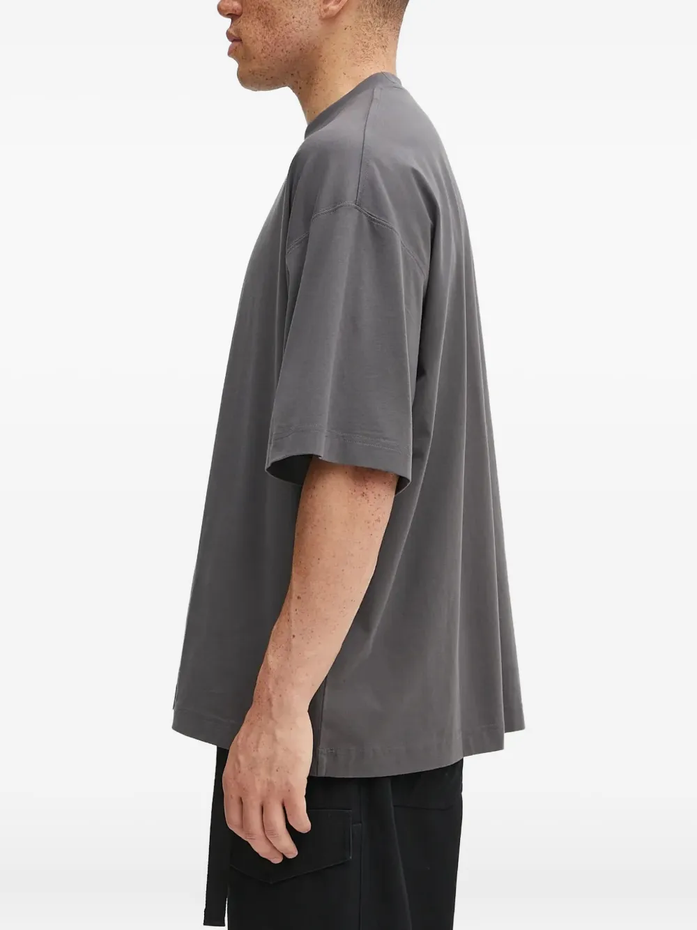 VETEMENTS T-shirt met logoprint Grijs