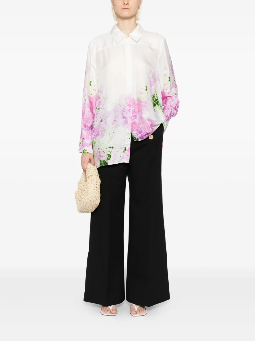 Aje Rosetta shirt - Wit