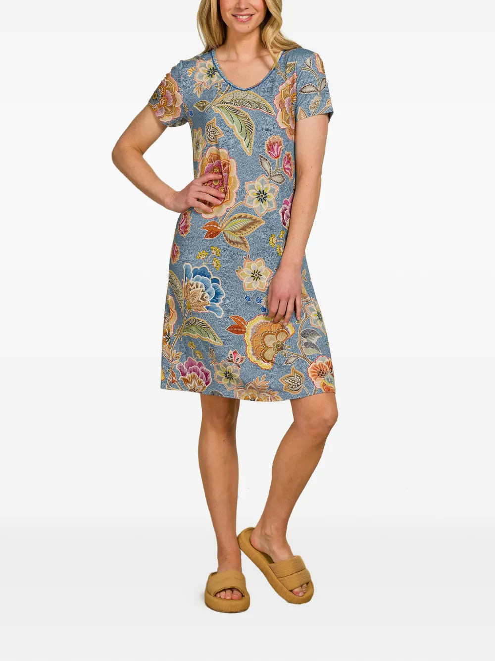  Pip Studio Djoy Short-sleeve Nightdress - Blue 