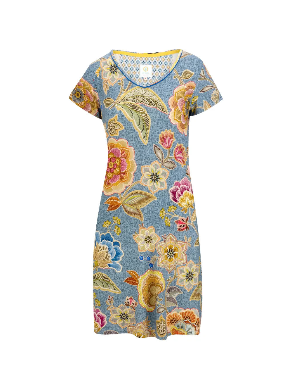 PIP STUDIO Djoy short-sleeve nightdress - Blau