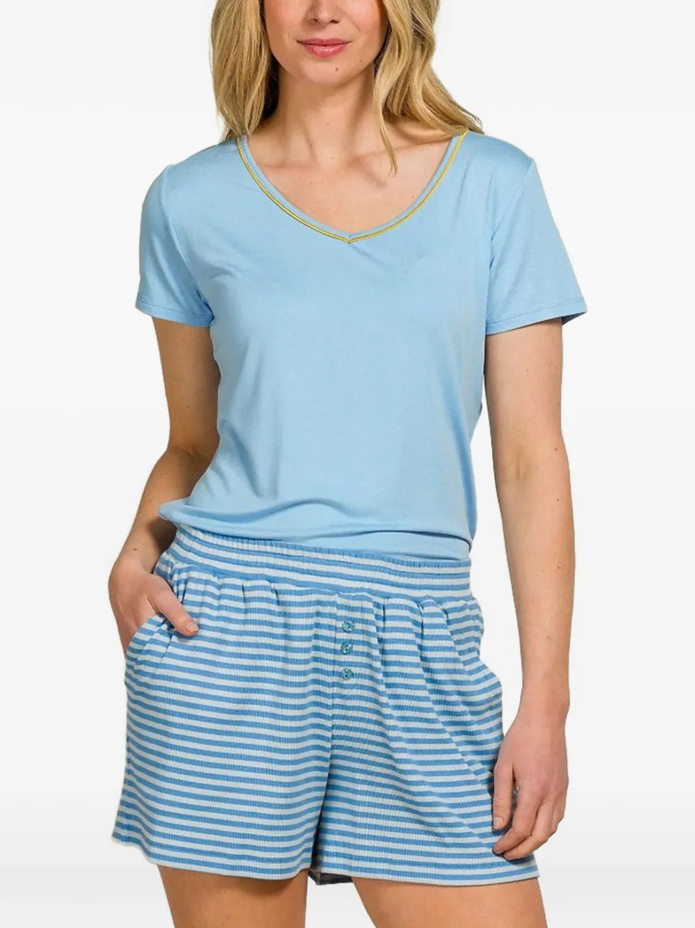  Pip Studio Toy V-neck T-shirt - Blue 