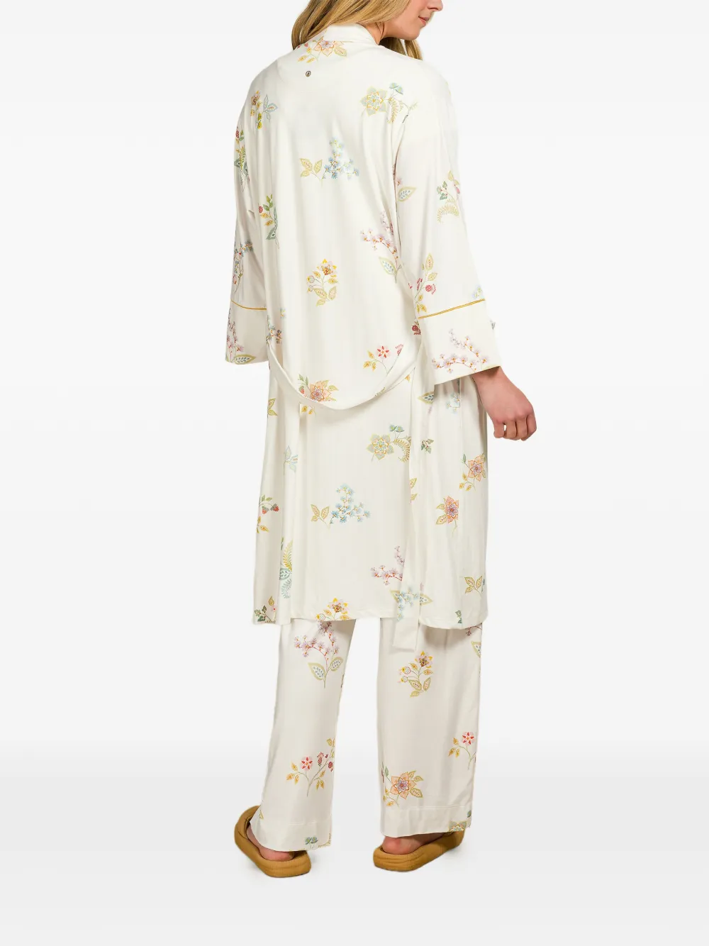 Floral Print Robe
