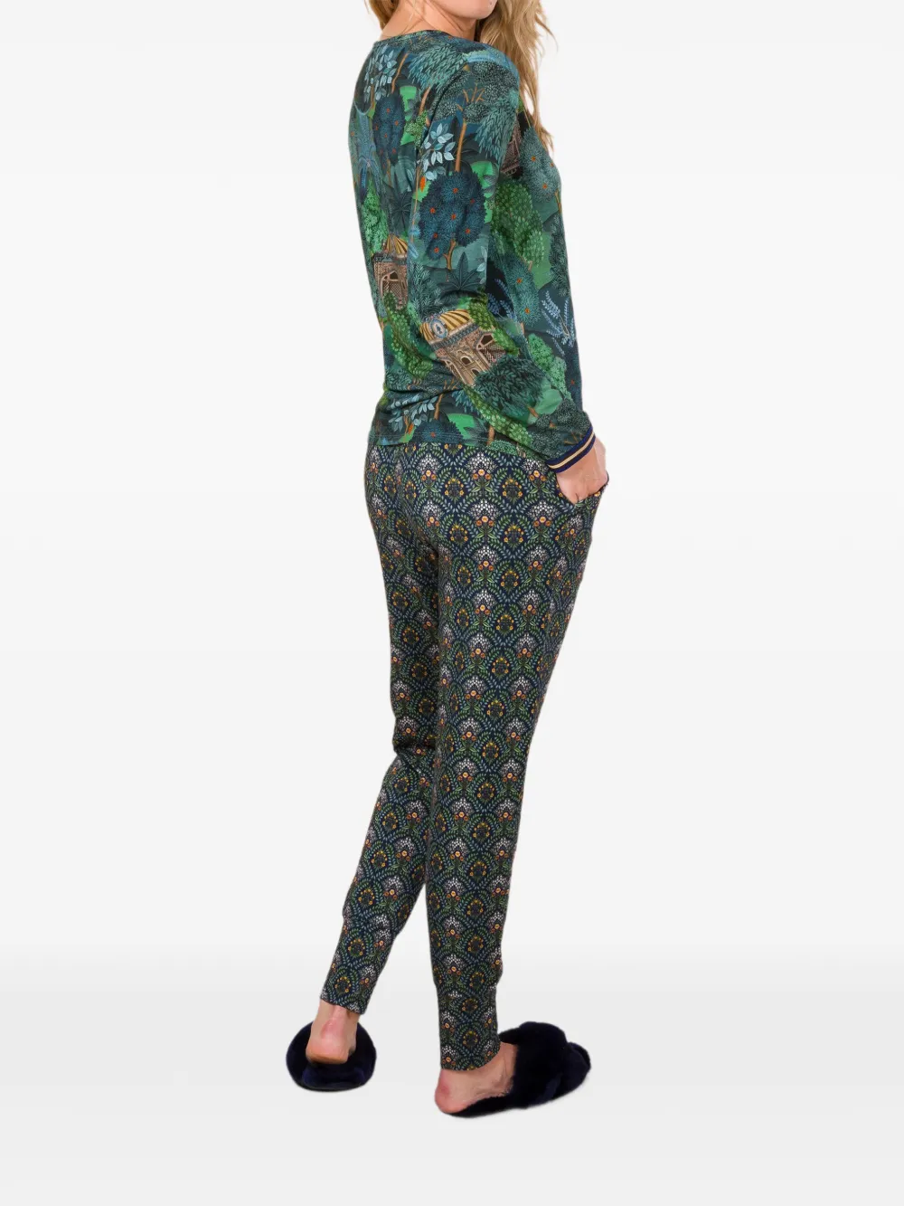  Pip Studio Long-sleeved Printed T-shirt - Green 