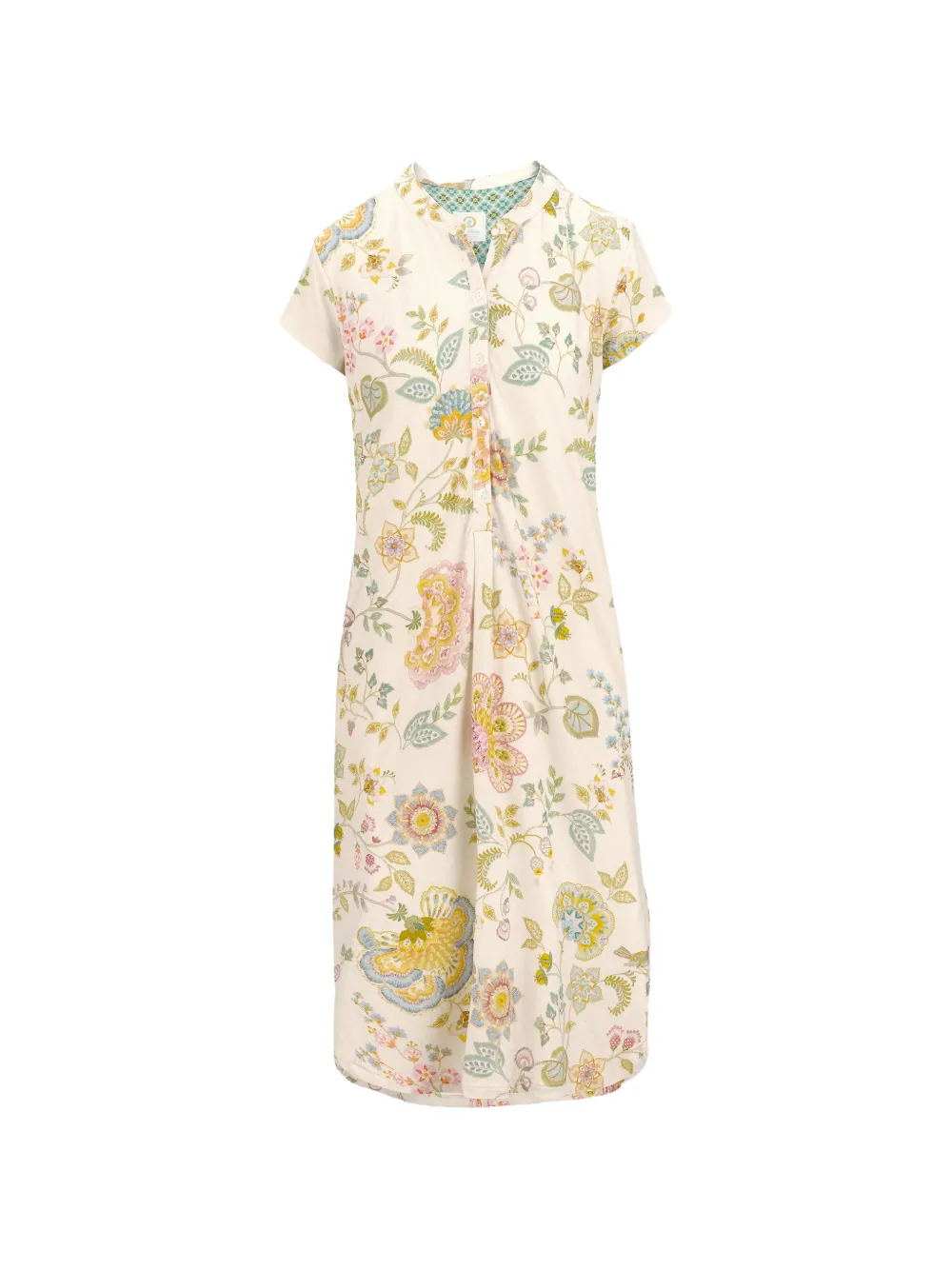 PIP STUDIO floral button nightdress - Weiß