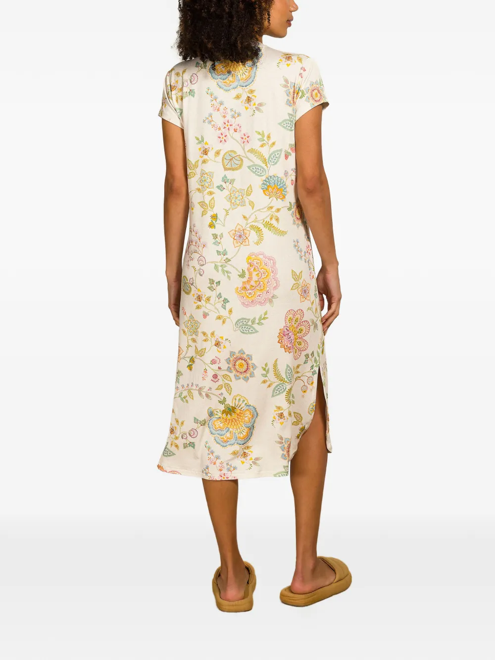  Pip Studio Floral Button Nightdress - White 