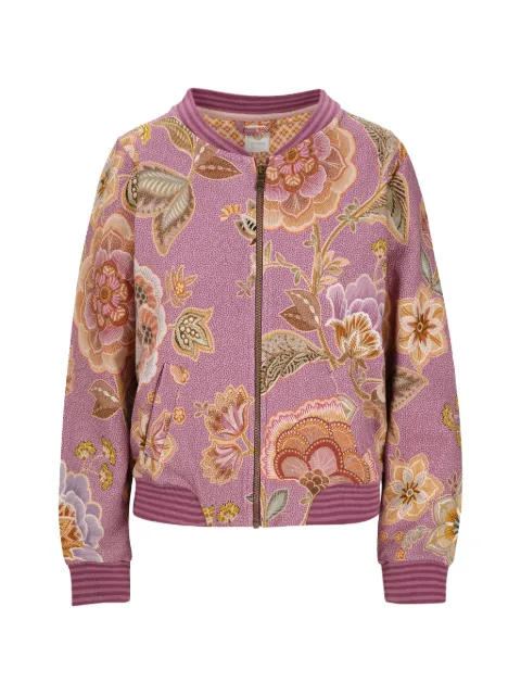 PIP STUDIO floral zip jacket