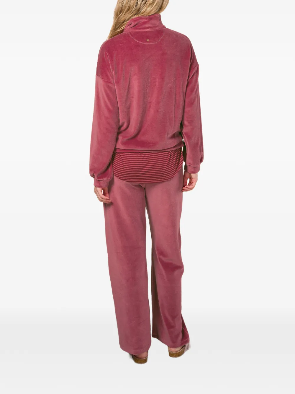  Pip Studio Solid Zip-up Sweatshirt - Red 