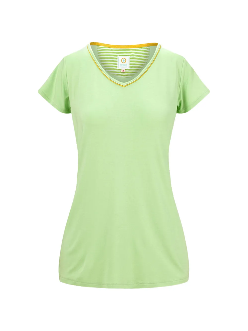 PIP STUDIO T-shirt a righe con scollo a V - Verde
