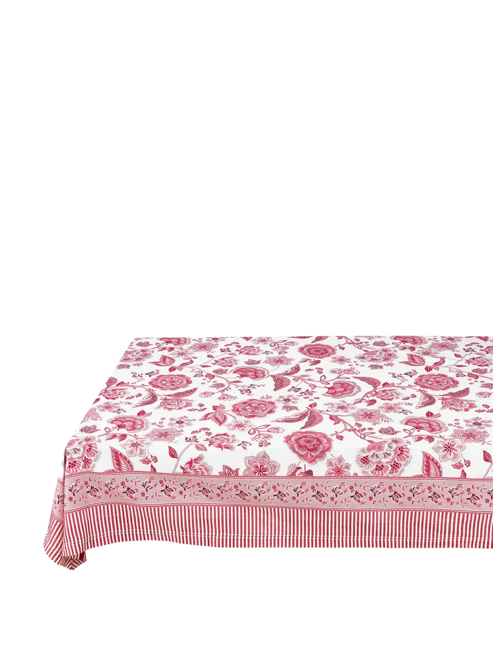 Floral Striped Table Cloth