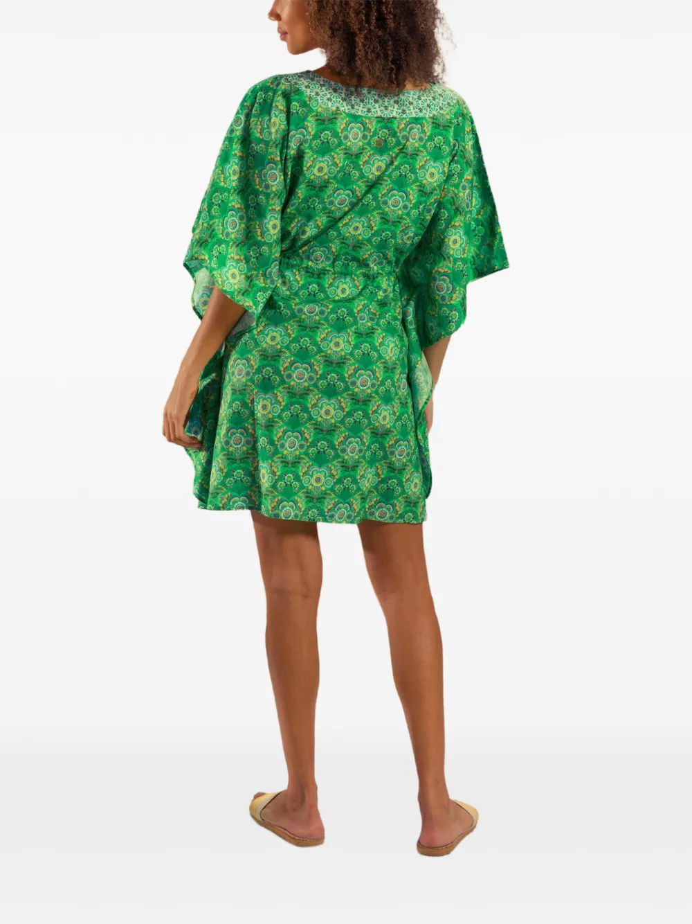  Pip Studio Floral V-neck Dress - Green 