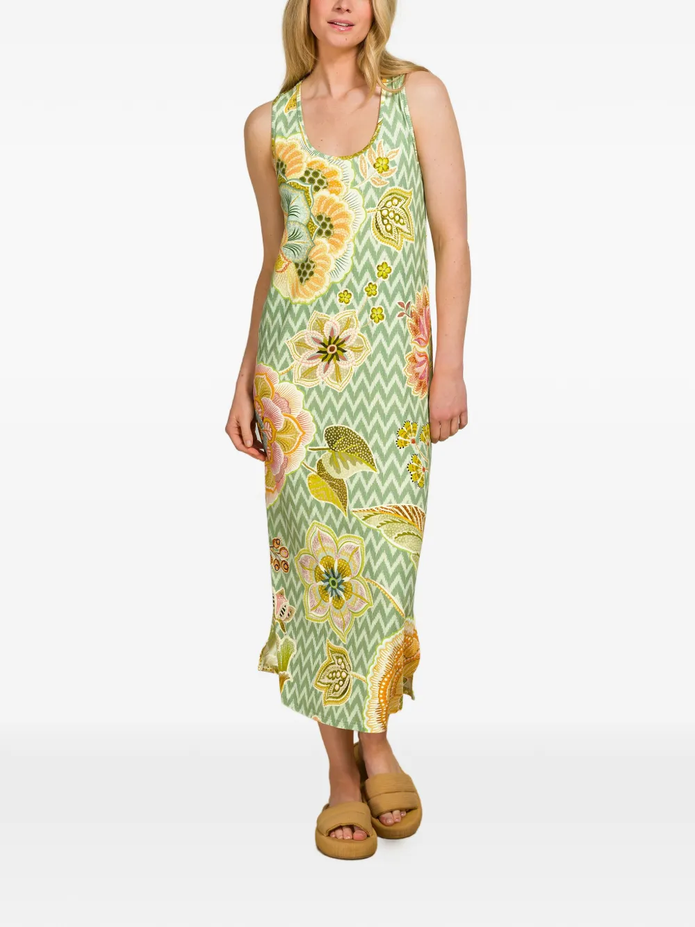  Pip Studio Hakuna Floral Print Nightdress - Green 