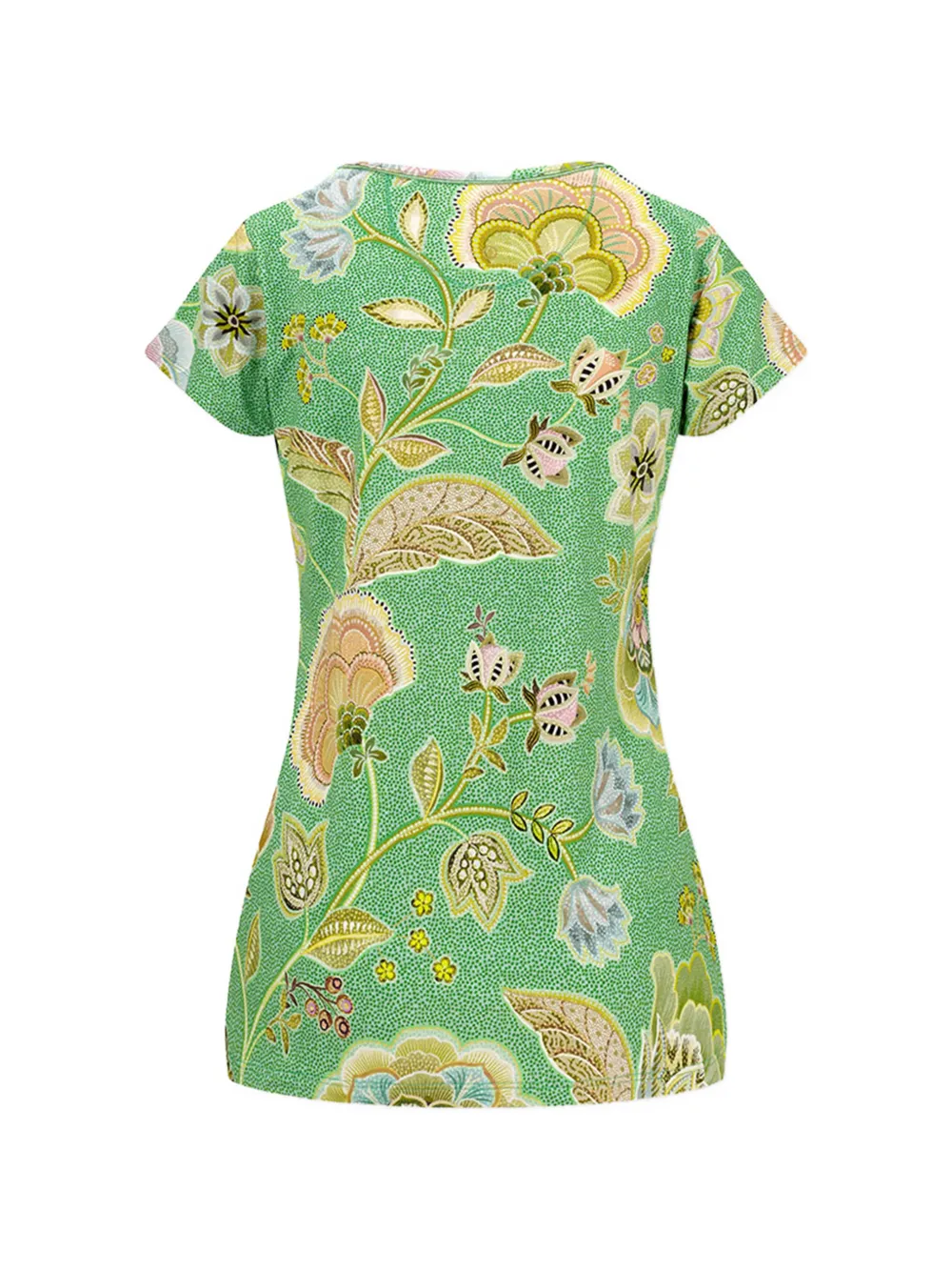  Pip Studio V-neck Floral-print T-shirt - Green 