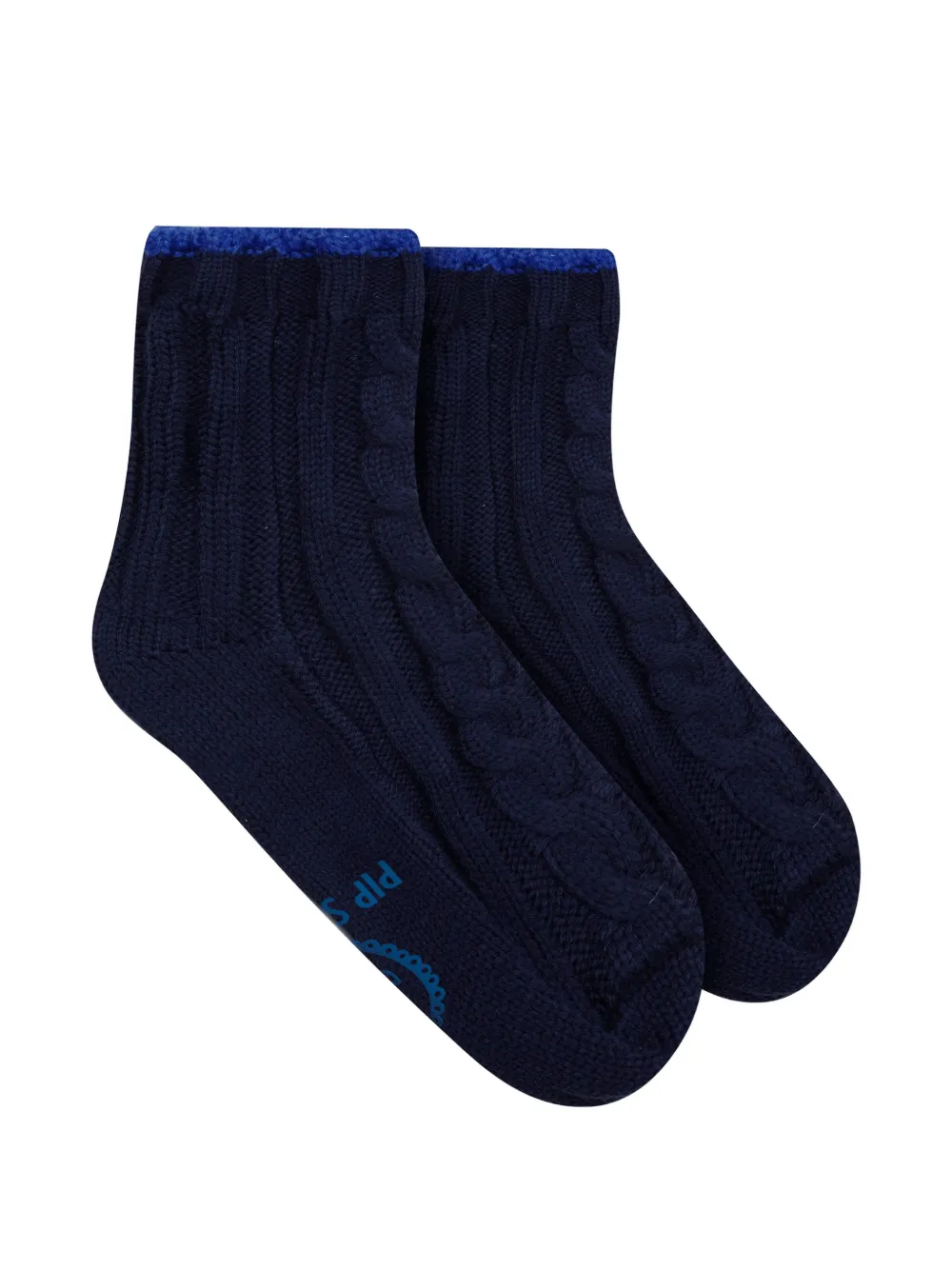 PIP STUDIO textured socks - Blu