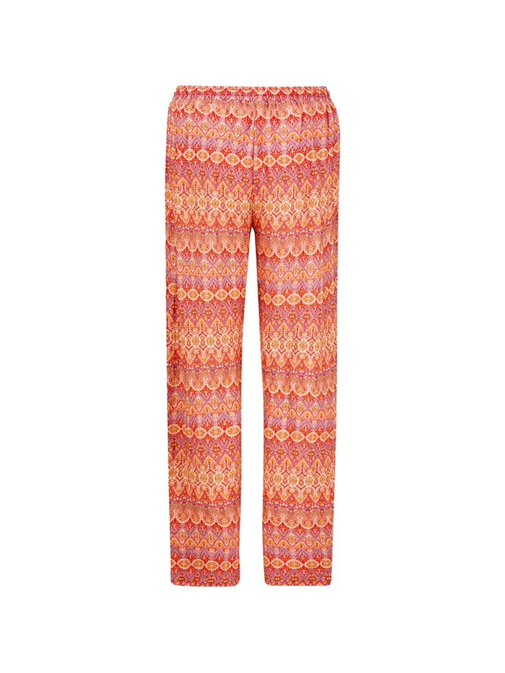Drawstring Patterned Trousers