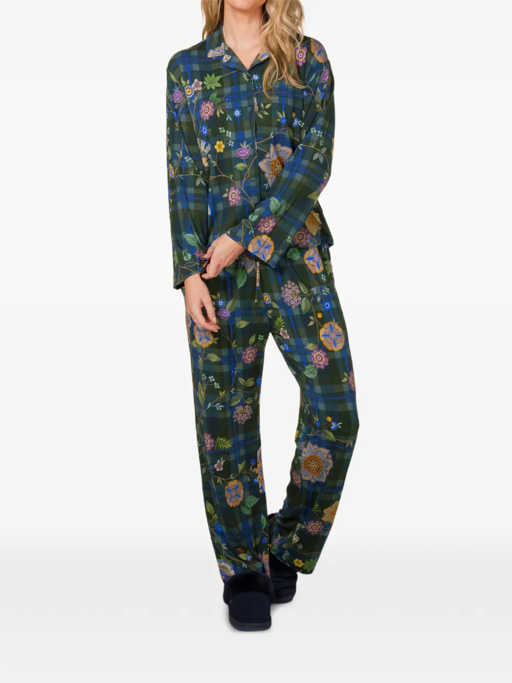  Pip Studio Floral Long-sleeve Shirt - Green 