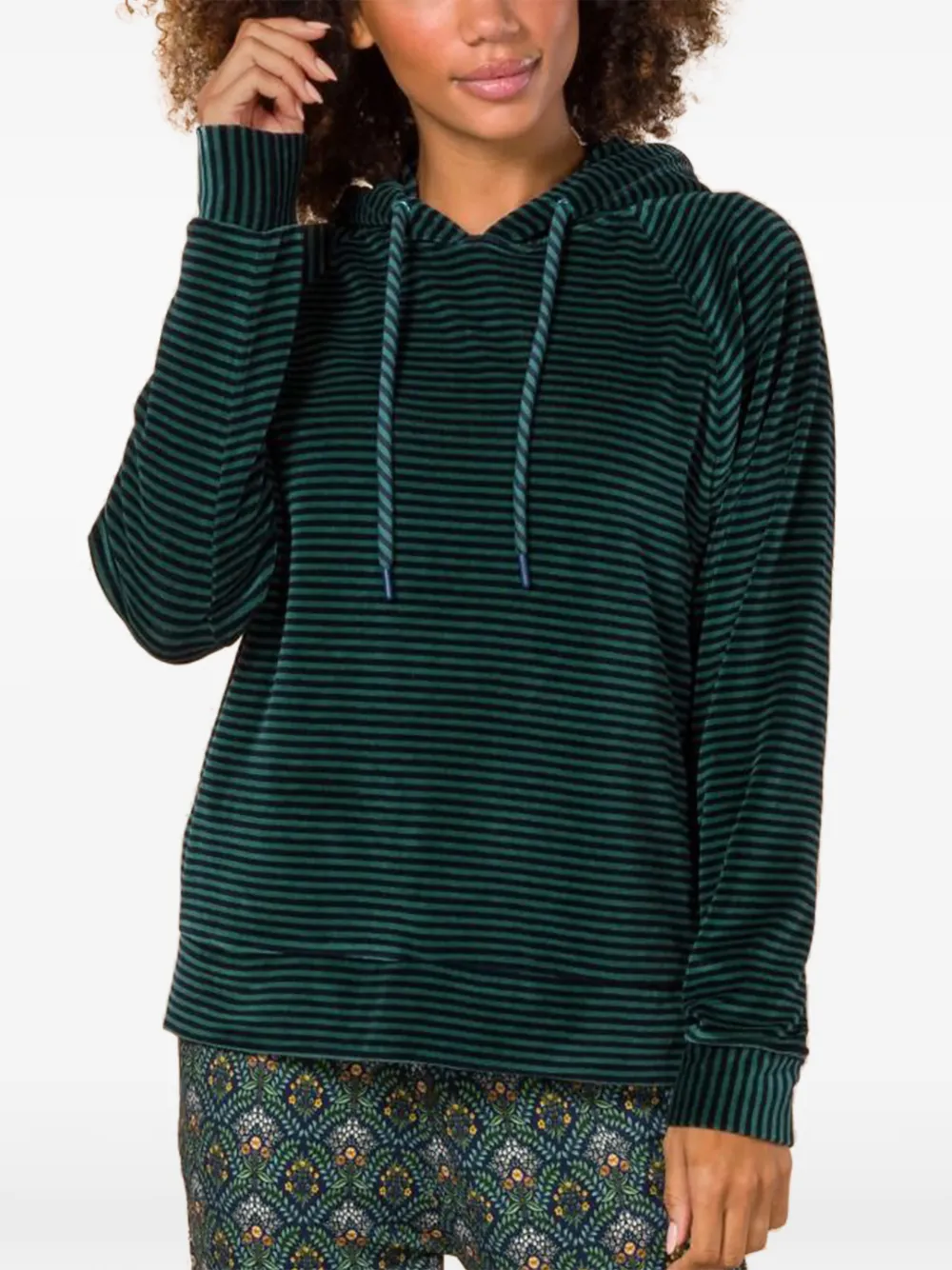  Pip Studio Tamari Striped Hoodie - Green 