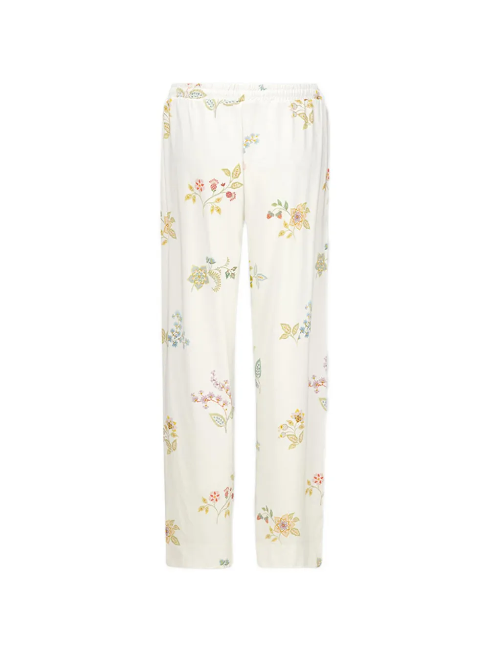 Drawstring Floral Trousers