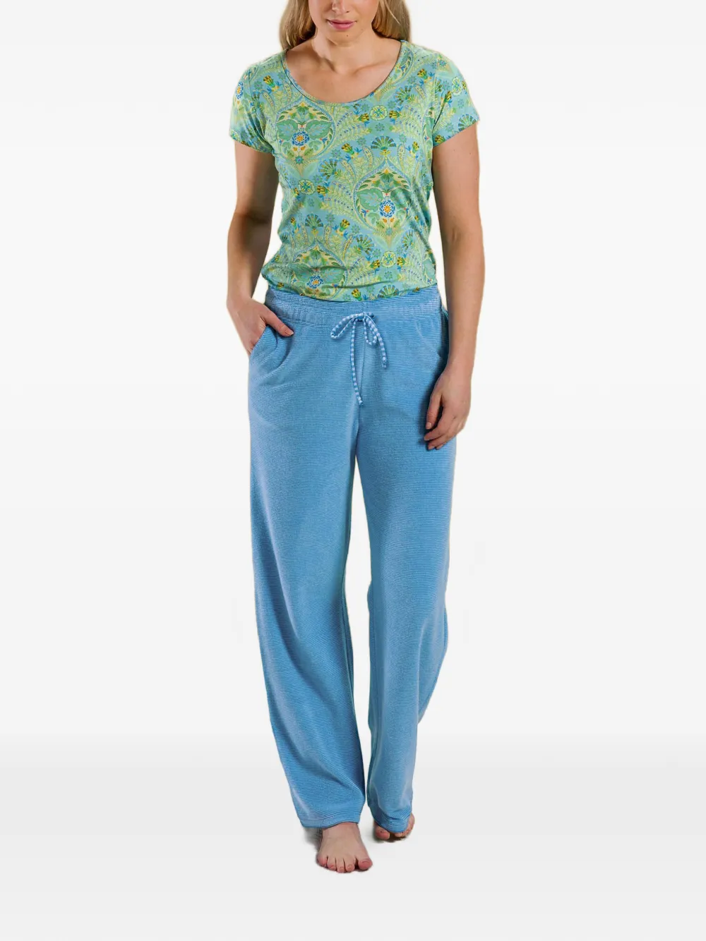  Pip Studio Floral-print T-shirt - Blue 
