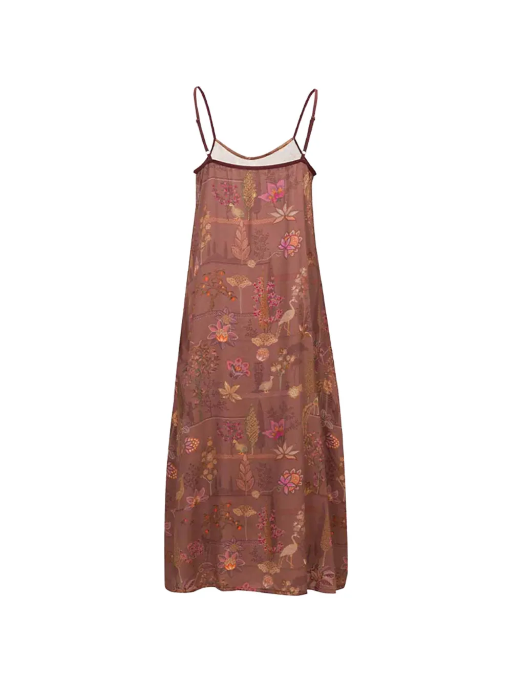  Pip Studio Floral Print Nightdress - Brown 