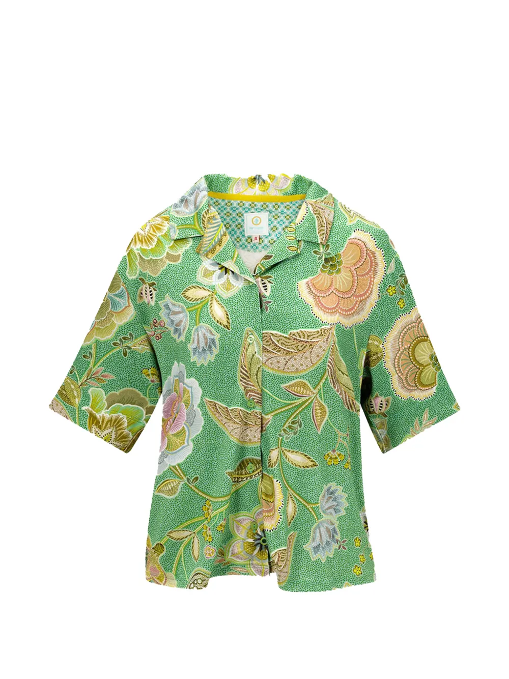 PIP STUDIO Camicia a fiori - Verde